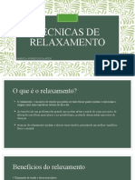 Técnicas de Relaxamento