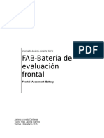 FAB Bateria de Evaluacion Frontal