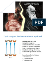 Fixismo e Evolucionismo