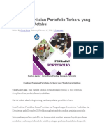 Panduan Penilaian Portofolio Terbaru Yang Wajib Guru Ketahui