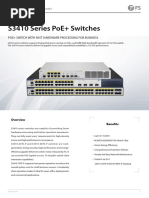 s3410 Series Poe+ Switches Datasheet