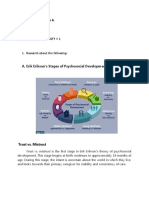 A. Erik Erikson's Stages of Psychosocial Development: Asynchronous Activity # 1