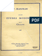 Paul Jeanjean - Seize Études Modernes Pour La Clarinette