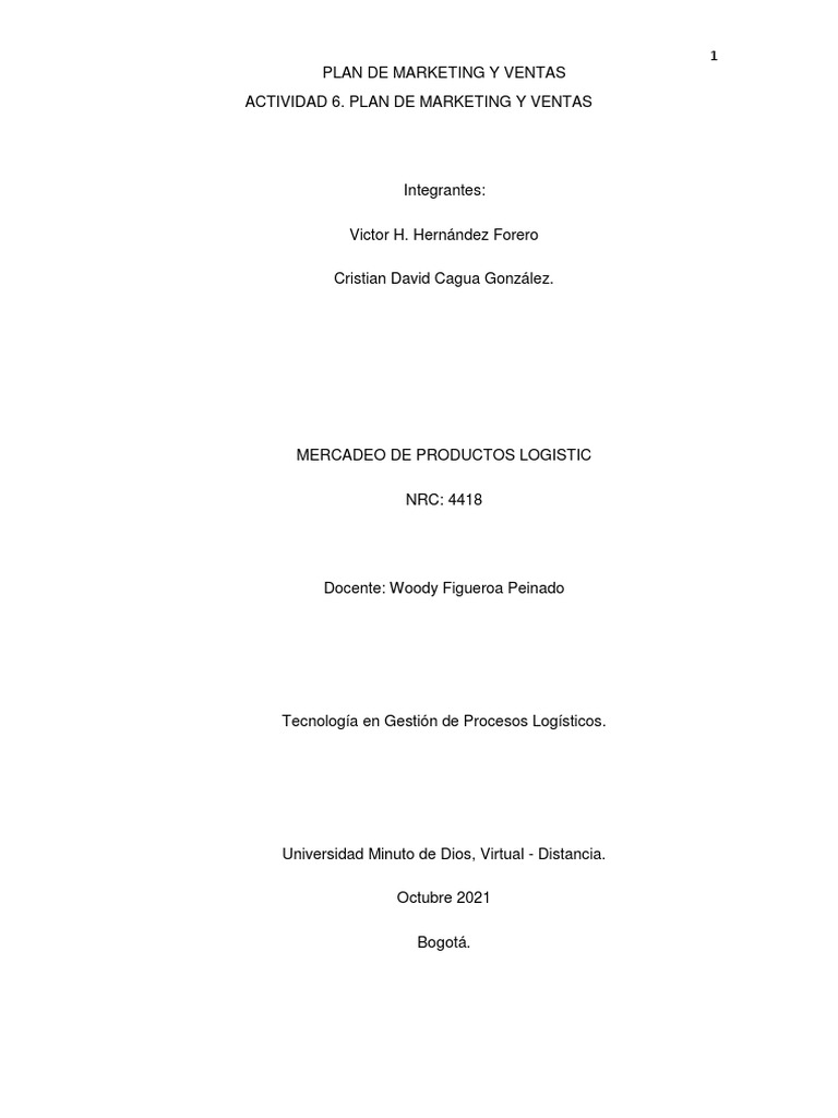 Estrategias de Marketing ViCris | PDF | Análisis FODA | Marketing