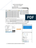 Análisis de Estudios Multitemporales - Resultados - Borrador