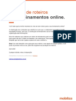 Template para Construir Roteiros para Treinamentos Online