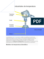 Medidores Industriales de Temperatura