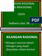 Bilangan Rasional Dan Irasional