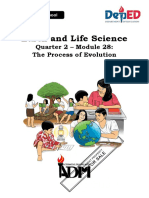 Earth and Life Science: Quarter 2 - Module 28: The Process of Evolution