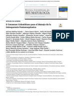II Consenso Colombiano para El Manejo de La Osteoporosis Posmenopáusica