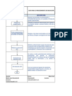 7.1 Procedimiento para La Inducción