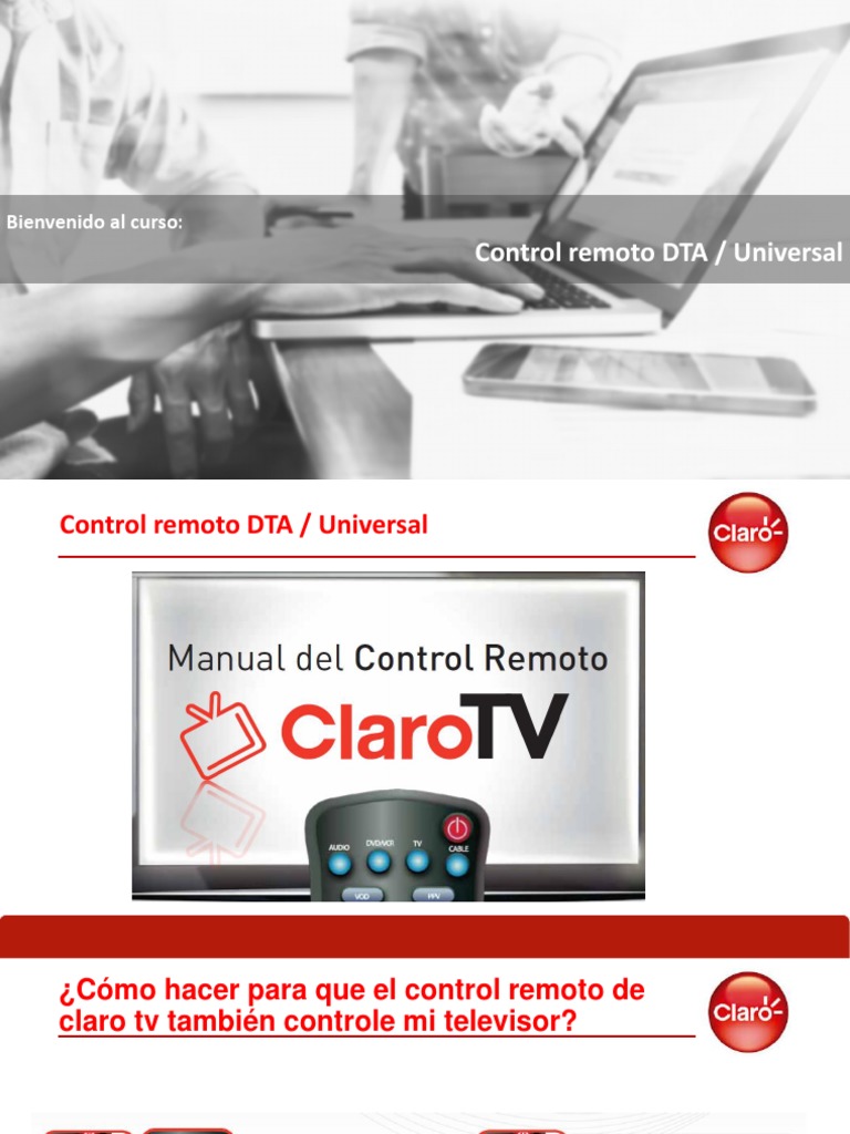 Control Remoto Claro TV: Guía Completa | PDF | Vídeo a la carta ...
