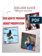 2020 FC Aquatic Program Budget Template