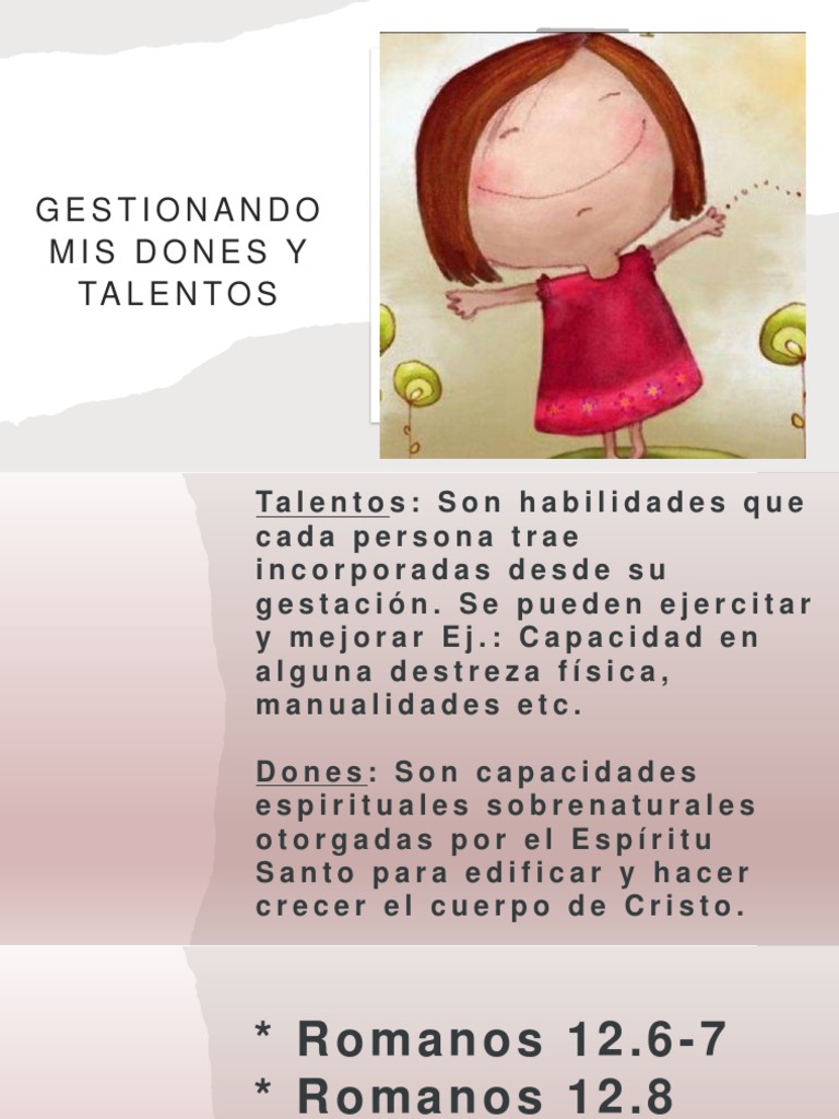 Dones y Talentos | PDF | Dios | Evangelios