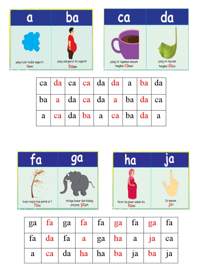 A Ba Ca Da | PDF