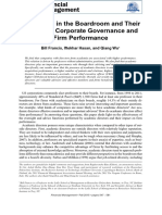 2015 - Proffesors in The Boardroom and Their Impact On Corporate Governance and Firm Performance