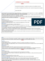 Actividades Del 16 Al 19 de Noviembre