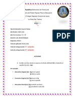 2da actividad ingles 8vo año