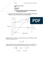 Casos Potencial eléctrico distribución continua de Cargas