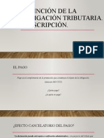 2020 Extinción de La Obligación Tributaria. Prescripción UBA