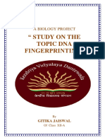 DNA Fingerprinting Project