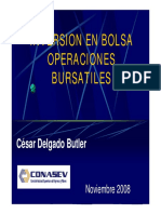 C15 - Presentacion3 Inversion en Bolsa Operaciones Bursatiles