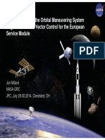 Implementation of The Orbital Maneuvering System Engine and Thrust Vector Control For The European Service Module