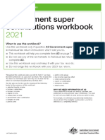 Government Super Contributions Workbook: Instructions For Taxpayers