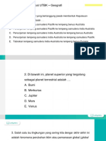 Latihan Soal UTBK - Geografi