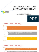 Pengelolaan Dan Skema Penelitian