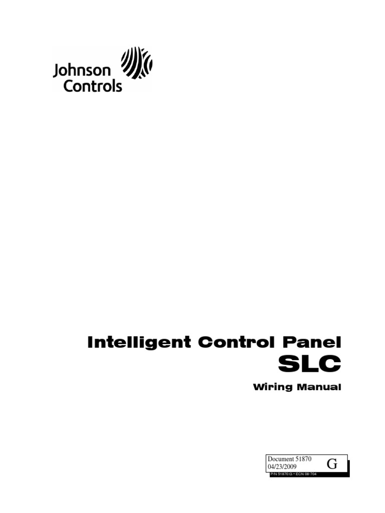 Intelligent Control Panel Wiring Manual PDF Electrical Engineering