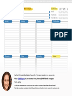 Horizontal Weekly Time Planner Template-A4 H