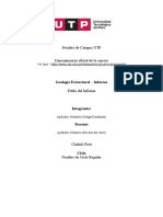 Formato de Informe Geología Estructural