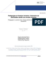 Pedagogías en Tiempos Inciertos Valoración de Identidades Desde Una Mirada Inclusiva