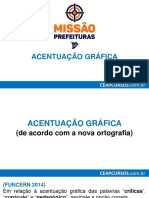 Língua Portuguesa para Prefeituras - Acentuação Gráfica - Slide em PDF