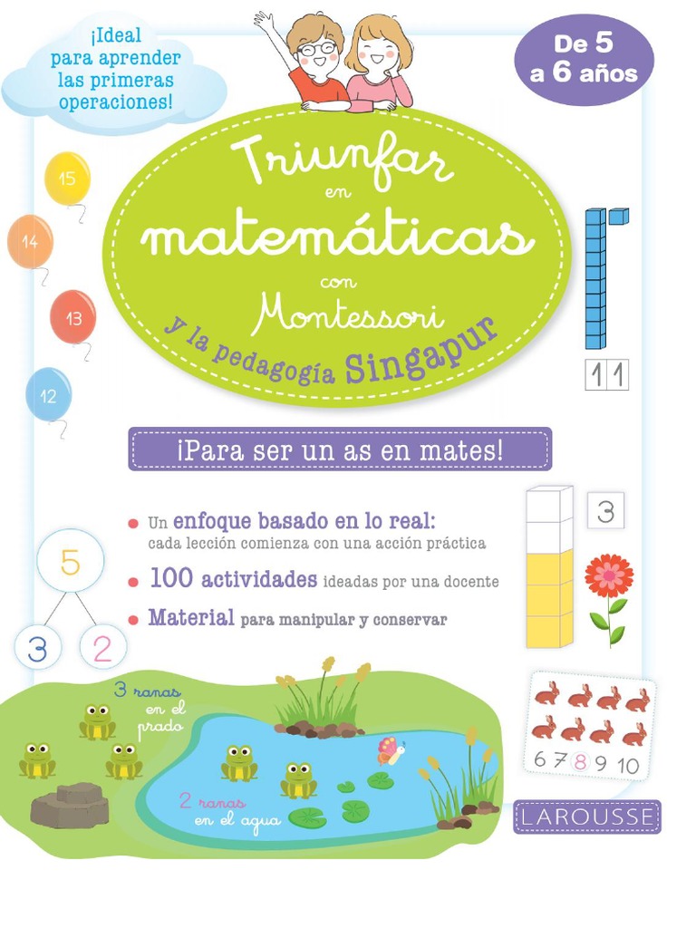 TRIUNFAR EN MATEMATICAS CON MONTESSORI Y LA PEDAGOGIA SINGAPUR. DE