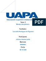 Tarea 2 de Manjo de Diciplina