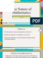 The Nature of Mathematics Explored Through the Fibonacci Sequence and Golden Ratio