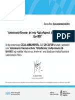 Administración Financiera Del Sector Público Nacional Una Aproximación (In NA 41903) - Certificado de Finalización 486670