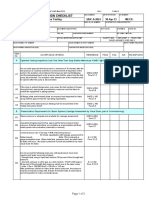 SAUDI ARAMCO INSPECTION CHECKLIST FOR LEAK TESTING