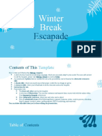 Winter Break Escapade by Slidesgo