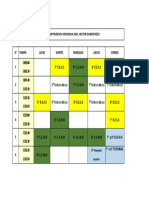 Horario de Contigencia