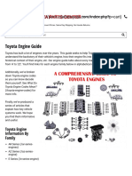 Toyota Parts - Toyota Engine Families - A Comprehensive Guide