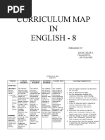 Curriculum Map English 8