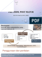 Preterm, Postmatur