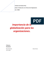 Importancia de La Globalizacion para Las Empresas.