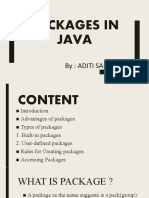 Packages in Java: By: Aditi Sangwan