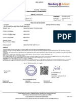 COVID-19 Test Report Negative