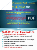 PAST 111 - (: Spherical Trigonometry)