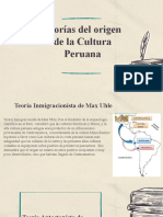 Teorías del origen de la cultura peruana: Inmigracionismo, autoctonismo y aloctonismo